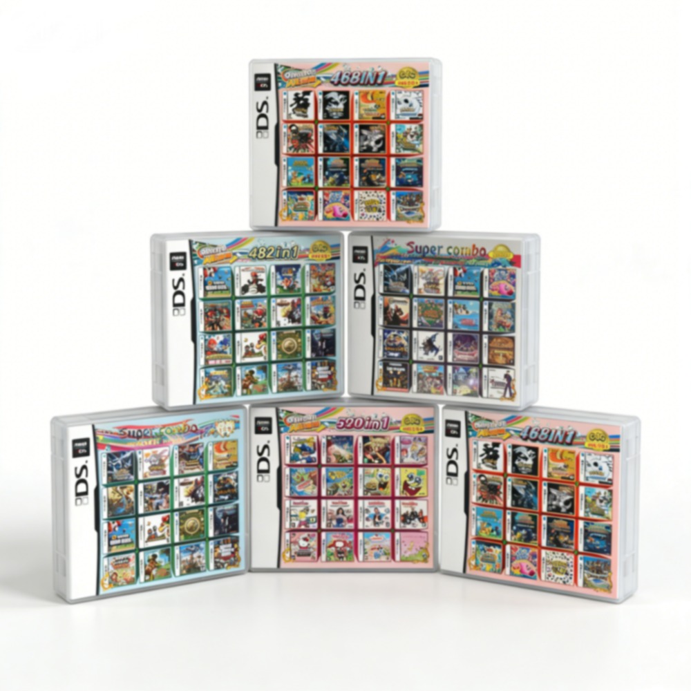 Retro Gaming Theme - Pokemon-Themen-Multispielspielmodul für DS/3DS/NDSL/2DS - Vorinstalliert mit