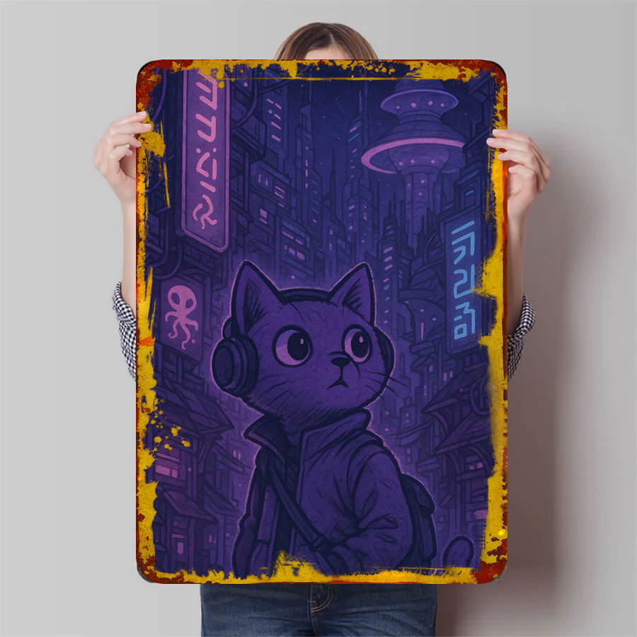 Retro Gaming Ideas - Gaming-Muster, Metall-Wandkunst, Dekor, Retro, Vintage, Spielzimmer,