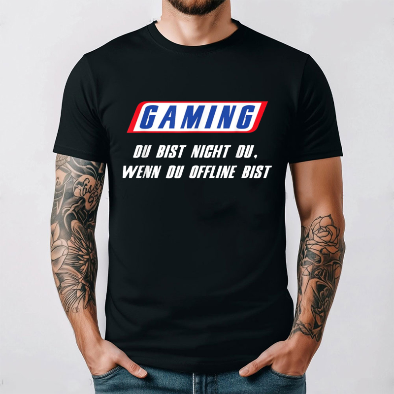 Retro Gaming Ideas - Lustiges deutsches Gaming-T-Shirt: „Du bist nicht
