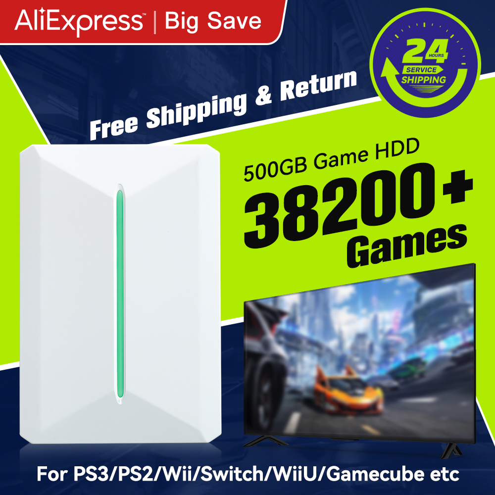 Retro Gaming Theme - Retrobat & Playnite Retro-Spielekonsole 500 GB