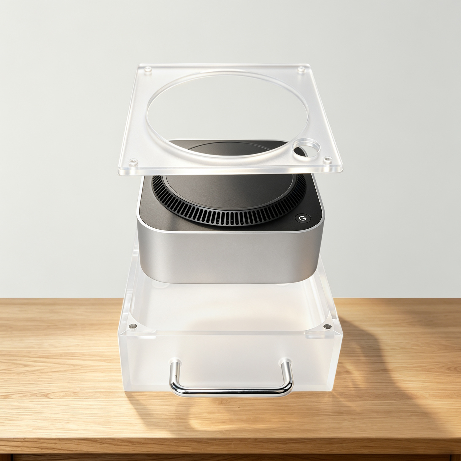 Retro Gaming Mac - für Mac Mini M4 Retro Acryl-Gehäuse
