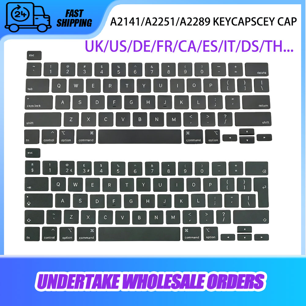 Retro Gaming Mac - Neue Laptop-Tastenkappen A2141 A2251 A2289 US