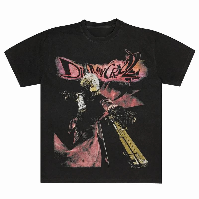 Devil May Cry 2 Dante T-Shirt  – Retro Gaming Theme Bewertung und Preis