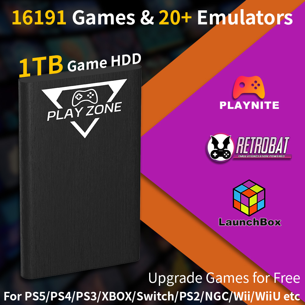 Play Zone 1TB Tragbare Gaming- – Retro Gaming Emulator Pc Bewertung und Preis