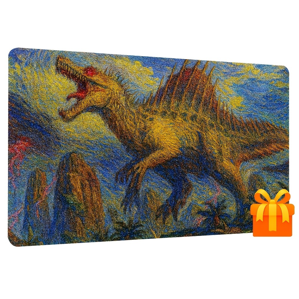 Retro-Spinosaurus-Spielmatte R – Retro Gaming Keyboard And Mouse Bewertung und Preis