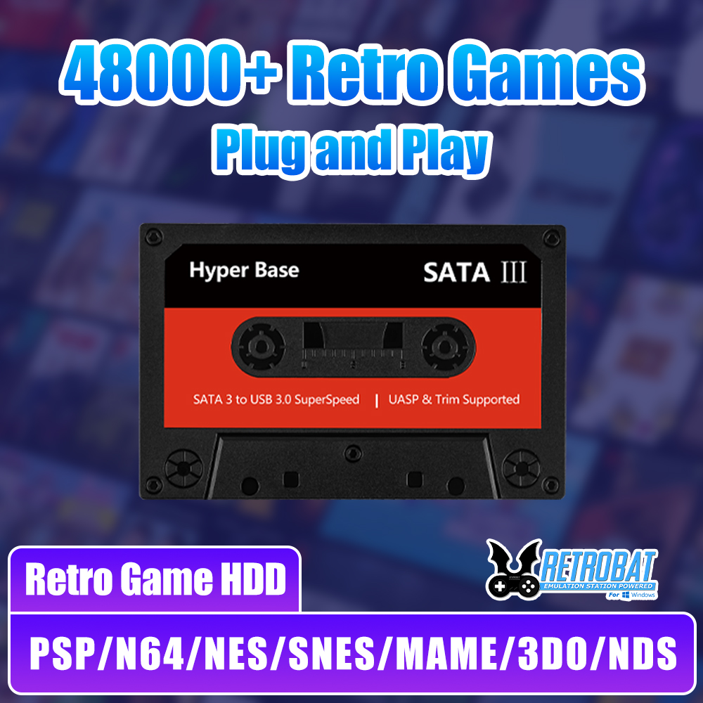 Batocera 500G Game-Festplatte, – Retro Gaming Emulator Pc Bewertung und Preis